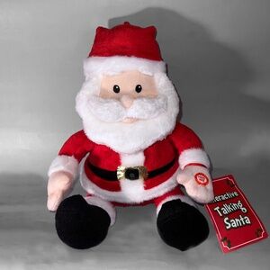 Interactive Talking Plush Santa